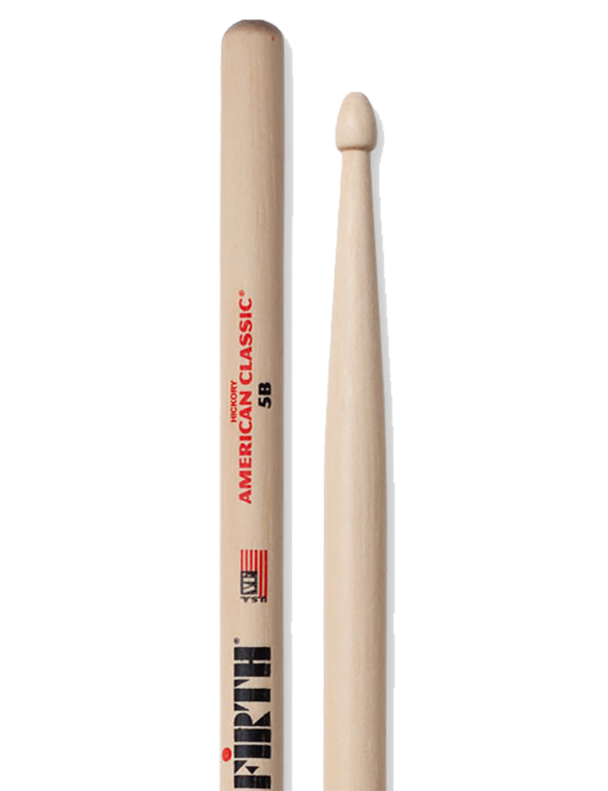 VIC FIRTH® 5B American Classic® Baqueta Punta Madera