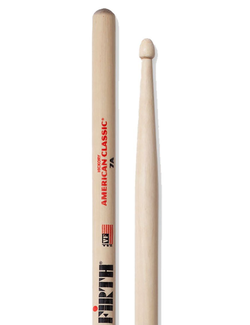 VIC FIRTH® 7A American Classic® Baqueta Punta Madera