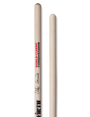 VIC FIRTH® Alex Acuña Signature World Classic® Baqueta Timbaleta SAAC "Clear Conquistador"