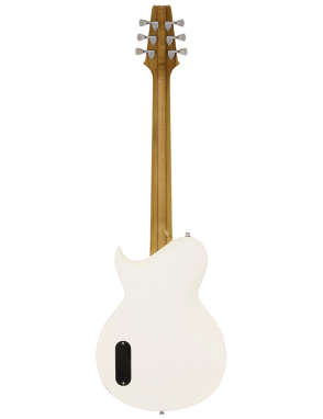 Aria® 718-MK2 Guitarra Eléctrica Brooklyn Les Paul® Style Color: Open Pore White