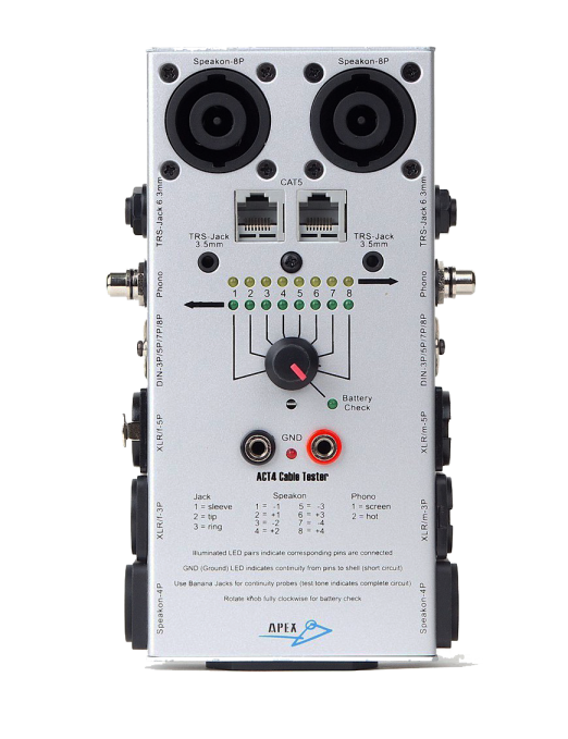 APEX® ACT4 Tester Probador de Cables Deluxe
