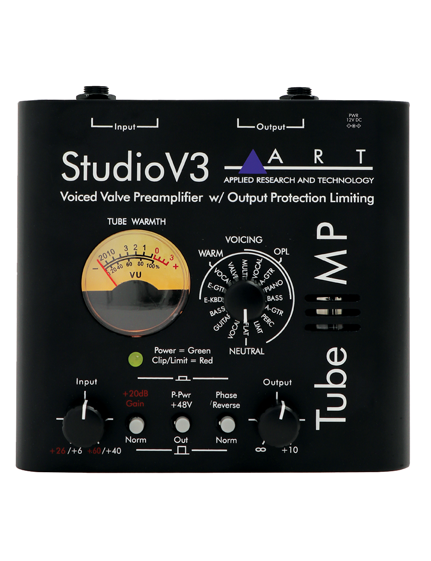 Art® TUBE MP Studio V3™ Preamplificador Micrófono Tubo 12AX7A