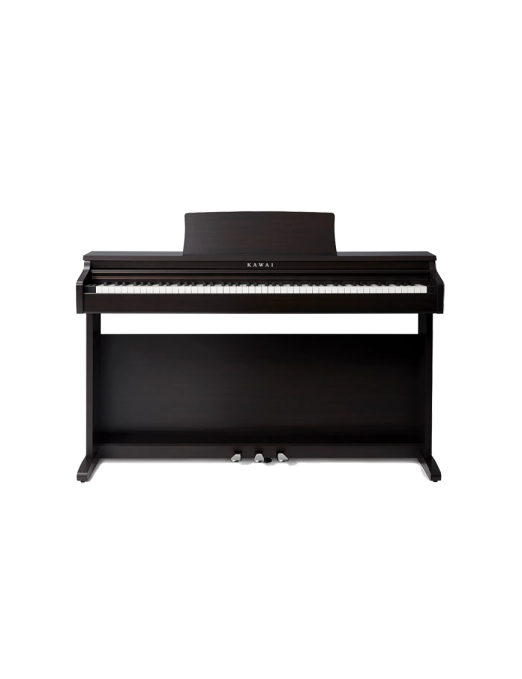 KAWAI® KDP120 Piano Digital 88 Teclas con Sillín Color: Mueble Premium Rosewood