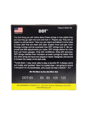 DR DDT™ DDT-65 Cuerdas Bajo Eléctrico 4 Cuerdas 65-125 Extra Heavy