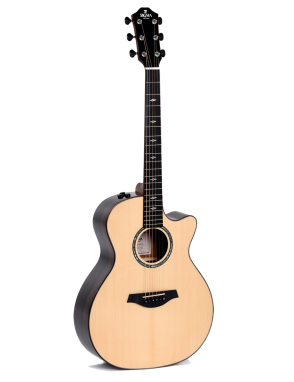 Sigma® GZCE-3 Guitarra Electroacústica Grand OM Fishman® Color: Natural