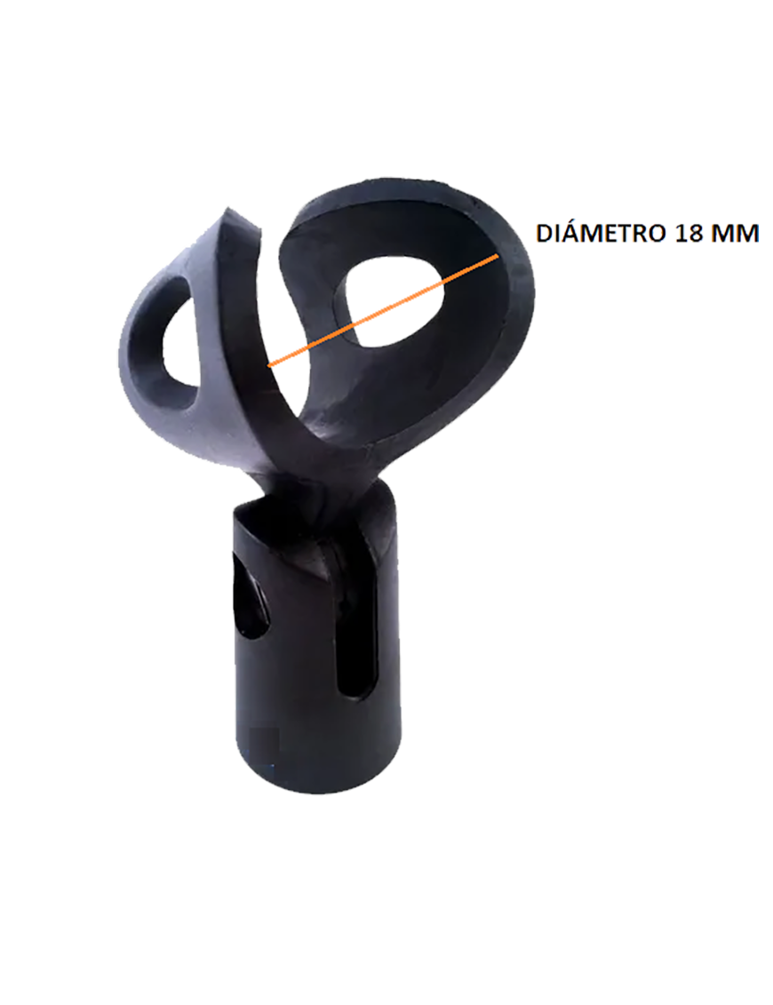 Hamilton® KBC9M Pinza Clip Micrófono Universal Color: Negro