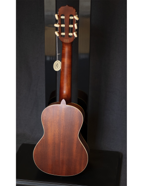Aria® ATU-120 Ukelele Guitarlele Acústico Tenor 6 Cuerdas con Funda | Color: Caoba Natural