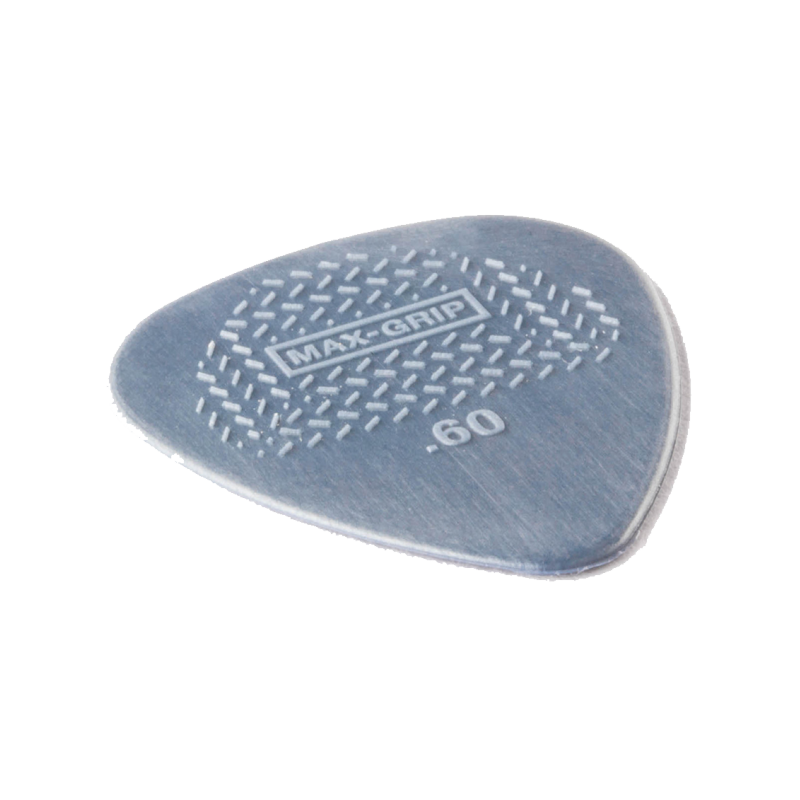 Dunlop® 449 Uñetas Max-Grip® Calibre: .60 mm | Color: Gris Bolsa: 12 Unidades