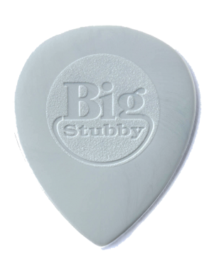 Dunlop® 445 Uñetas Nylon Big Stubby® Calibre: 1.00 mm  Color: Blanco Bolsa: 24 Unidades
