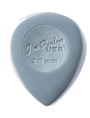 Dunlop® 445 Uñetas Nylon Big Stubby® Calibre: 2.00 mm | Color: Gris Bolsa: 24 Unidades
