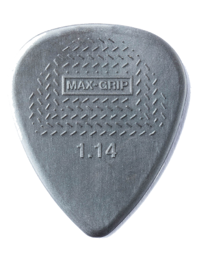 Dunlop® 449P Uñetas Max-Grip® Calibre: 1.14 mm Color: | Gris Bolsa: 12 Unidades