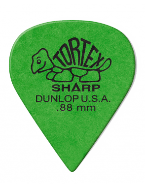 Dunlop® 4121 Uñetas Tortex® Sharp 412 Calibres: .73, .88, 1.00 , 1.14,1.35, 1.50 mm | Dispensador: 216 Unidades