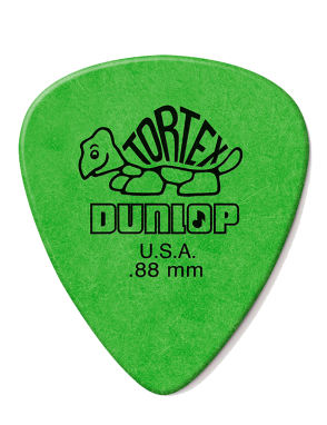 Dunlop® 418 Uñetas Tortex® Standard Calibre: .88 mm | Color: Verde Bolsa: 72 Unidades