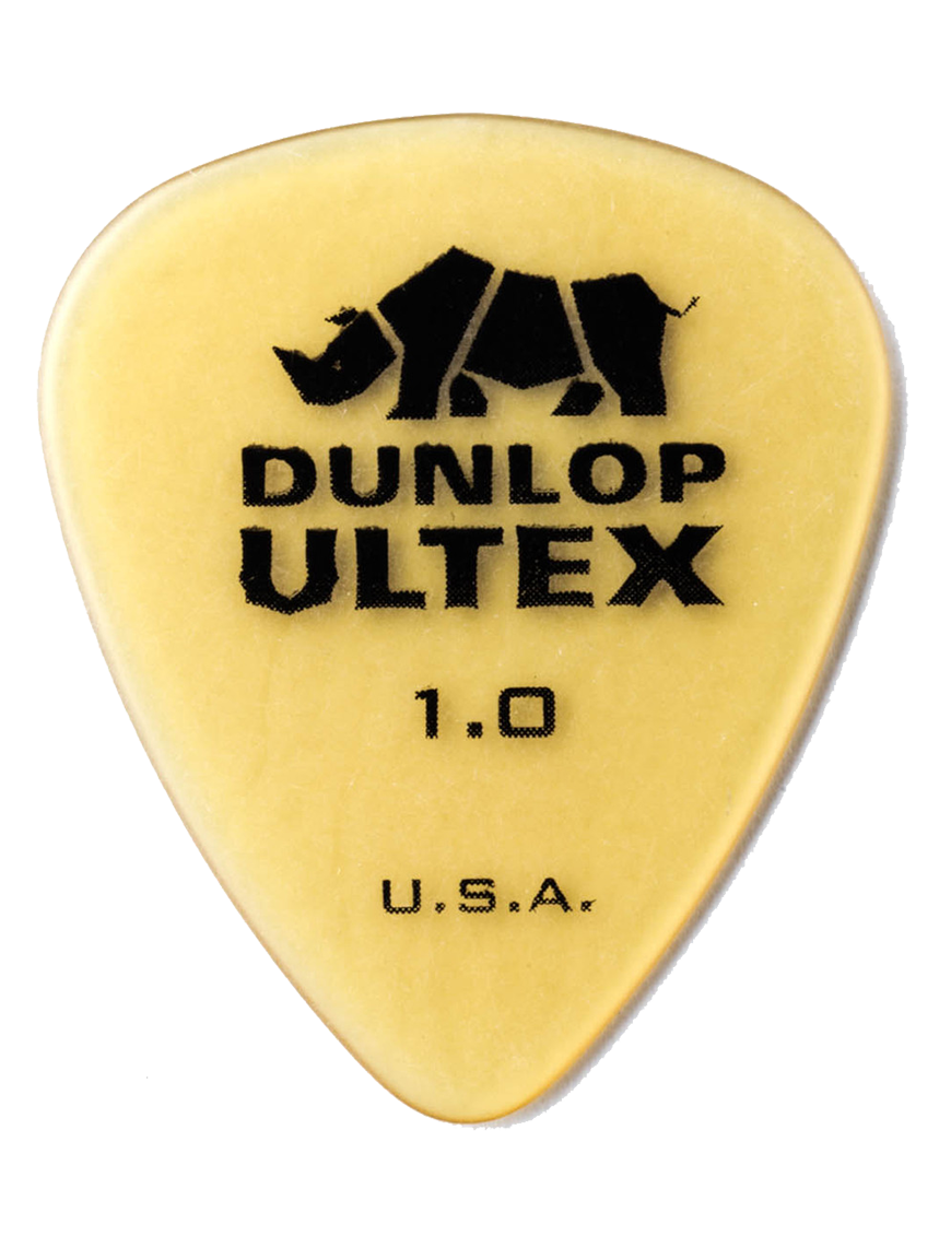 Dunlop® 421 Uñetas Ultex® Standard Calibre: 1.00 mm | Color: Amarillo Bolsa: 6 Unidades