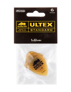 Dunlop® 421 Uñetas Ultex® Standard Calibre: 1.00 mm | Color: Amarillo Bolsa: 6 Unidades