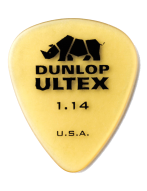 Dunlop® 421 Uñetas Ultex® Standard Calibre: 1.14 mm | Color: Amarillo Bolsa: 6 Unidades