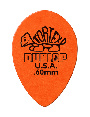 Dunlop® 4231 Uñetas Tortex® Small TearDrop Calibres: .50, .60, .73, .88, 1.00, 1.14 mm | Dispensador: 216 Unidades