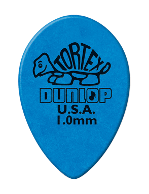 Dunlop® 423 Tortex® Small TearDrop Uñetas Calibre: 1.00 mm | Color: Azul Bolsa: 36 Unidades