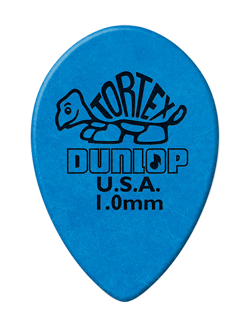 Dunlop® 423 Tortex® Small TearDrop Uñetas Calibre: 1.00 mm | Color: Azul Bolsa: 36 Unidades
