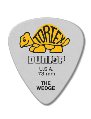 Dunlop® 424 Uñetas Tortex® Wedge Calibre: .73 mm | Color: Amarillo Bolsa: 12 Unidades