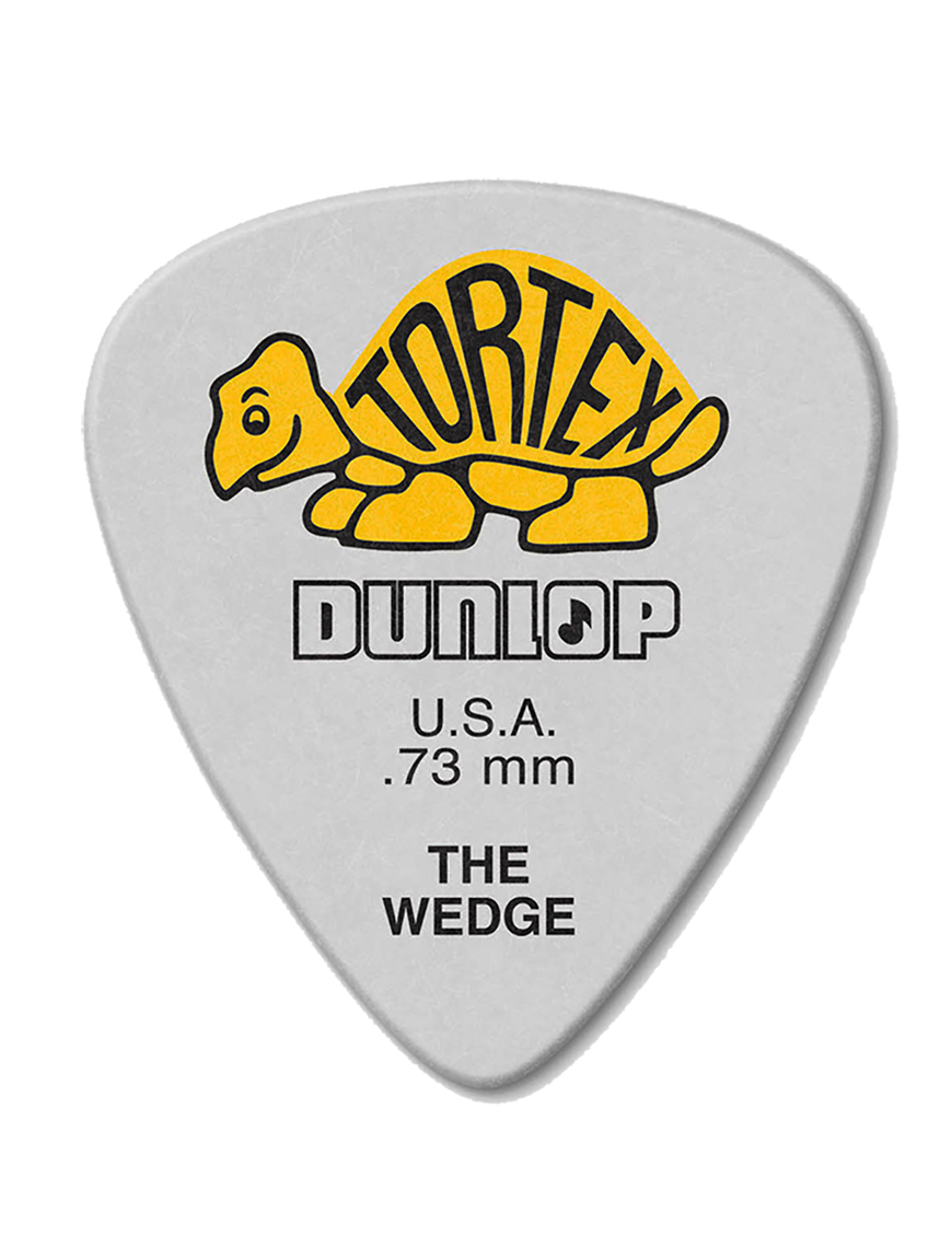 Dunlop® 424 Uñetas Tortex® Wedge Calibre: .73 mm | Color: Amarillo Bolsa: 12 Unidades