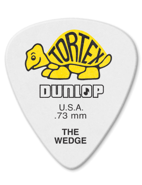 Dunlop® 424 Uñetas Tortex® Wedge Calibre: .73 mm | Color: Amarillo Bolsa: 72 Unidades