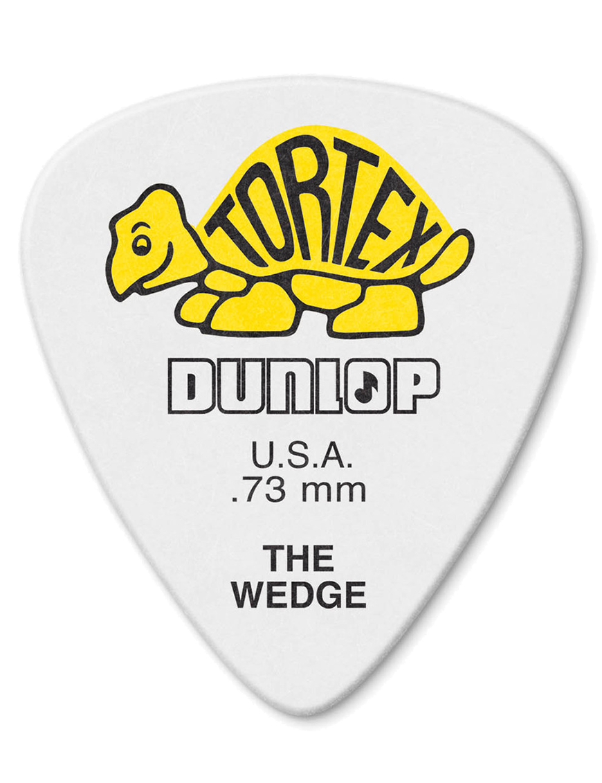 Dunlop® 424 Uñetas Tortex® Wedge Calibre: .73 mm | Color: Amarillo Bolsa: 72 Unidades