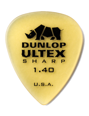 Dunlop® 433 Uñetas Ultex® Sharp Calibres: .73, .90, 1.0, 1.14, 1.40, 2.0 mm | Dispensador: 216 Unidades