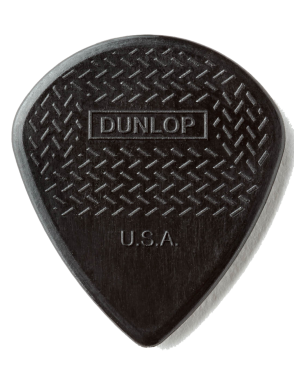 Dunlop® 471-3S Uñetas Max-Grip® Jazz III Stiffo Color: Negro Bolsa: 24 Unidades