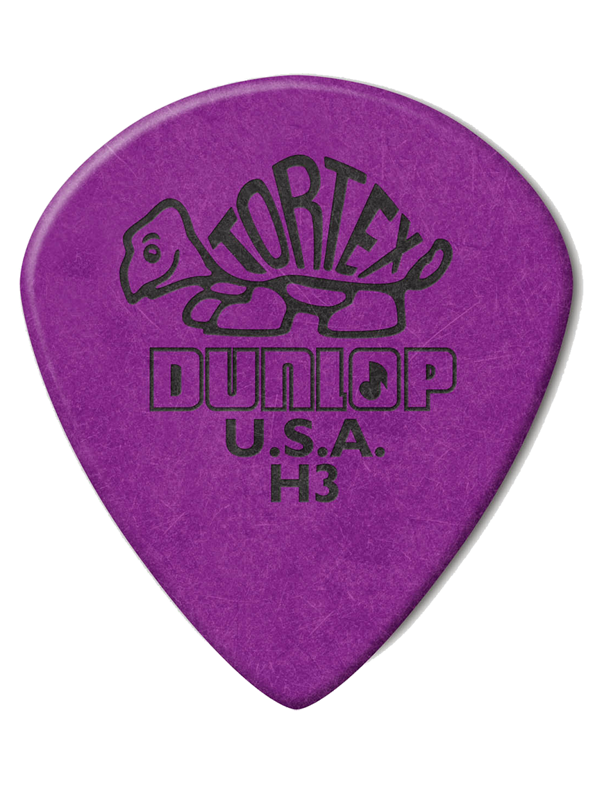 Dunlop® 472-H3 Uñetas Tortex®  Jazz III Heavy | Color: Púrpura Bolsa: 36 Unidades
