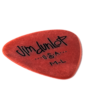 Dunlop® 479 Uñetas Poly Jim Dunlop® Calibre: Medium Light | Color: Rojo Bolsa: 72 Unidades