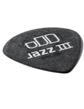 Dunlop® 482 Uñetas Tortex® Pitch Black Jazz III Calibre: .73 | Color: Negro Bolsa: 72 Unidades