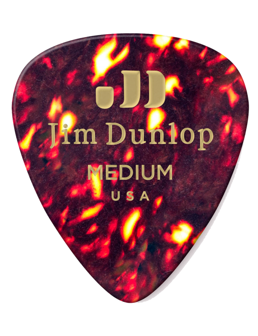 Dunlop® 483 Uñetas Celuloide Jim Dunlop® Calibre: Medium | Shell Classics Bolsa: 72 Unidades