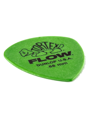 Dunlop® 558 Tortex® Flow® Uñetas Calibre: .88 mm | Color: Verde Bolsa: 12 Unidades