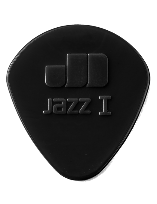 Dunlop® 47-1S Uñetas Nylon Jazz I Stiffo Calibre: 1.10 mm | Color: Negro Bolsa: 24 Unidades