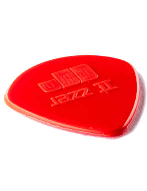 Dunlop® 47-2N Uñetas Nylon Jazz II Calibre: 1.18 mm | Color: Rojo Bolsa: 24 Unidades