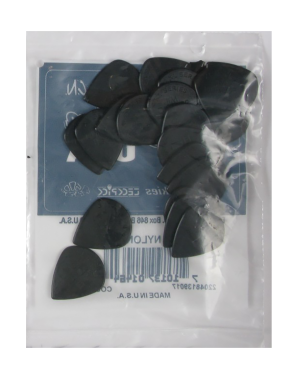 Dunlop® 47 Uñetas Jazz III XL Stiffo Calibre: 1.38 mm | Color: Negro Bolsa: 24 Unidades