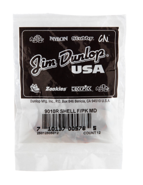 Dunlop® 9010 Uñetas Dedo Finger Shell Calibre: Medium | Bolsa: 12 Unidades