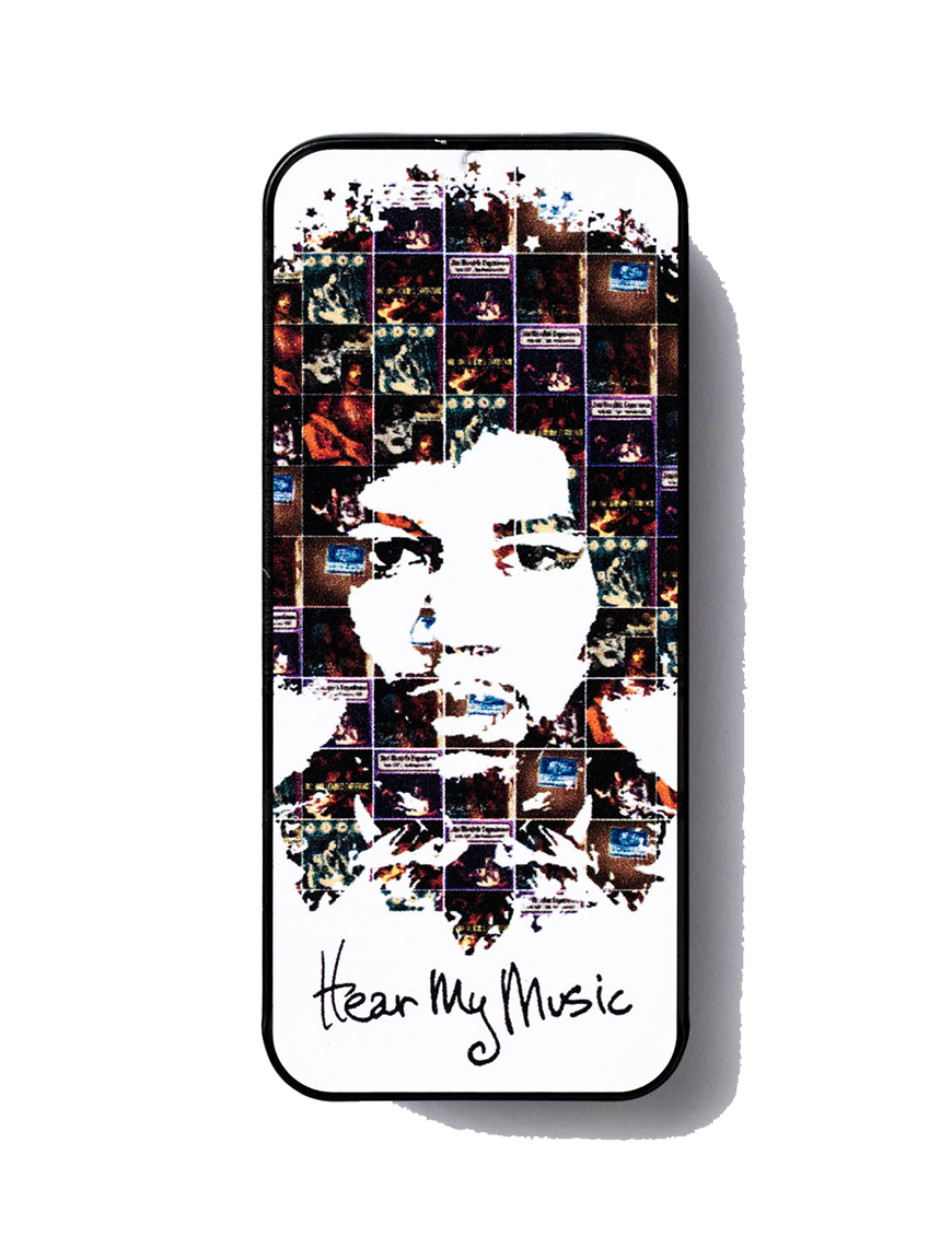 Dunlop® Jimi Hendrix™ Uñetas  Hear My Music Calibre: Medium Portauñetas: 12 Unidades
