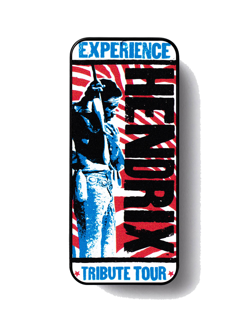 Dunlop® Jimi Hendrix™ Uñetas Experience Hendrix Tribute Tour Calibre: Médium | Portauñetas:12 Unidades