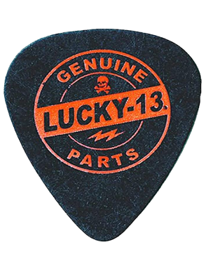 Dunlop Lucky 13 Uñetas Tortex® Calibres: .60, .73, 1.00 mm | Dispensador: 432 Unidades