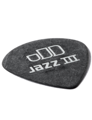 Dunlop® 482 Uñetas Tortex® Pitch Black Jazz III Calibre: .88 | Color: Negro Bolsa: 12 Unidades