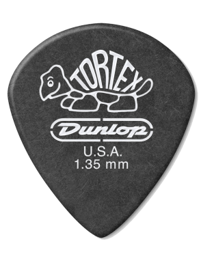 Dunlop® 482 Uñetas Tortex® Pitch Black Jazz III Calibre: 1.35 mm | Color: Negro Bolsa: 12 Unidades