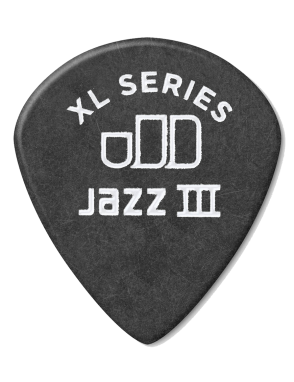 Dunlop® 498 Tortex® Uñetas Jazz III XL Calibre: 1.35 mm | Color: Negro Bolsa: 12 Unidades