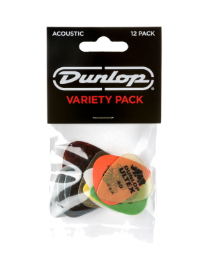 Dunlop® PVP112 Acústicas Variety Pack Calibres: Variados | Bolsa: 12 Unidades