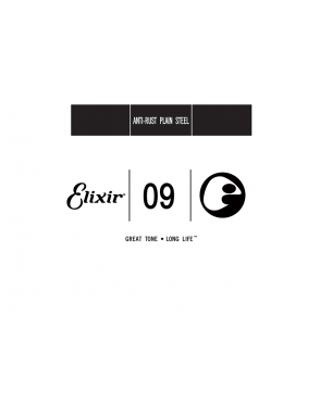 Elixir® 13009 Cuerda Guitarra Suelta .009 Plain Steel