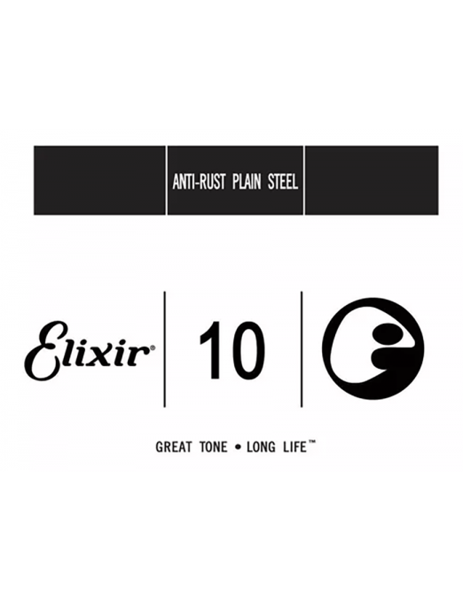 Elixir® 13010 Cuerda Guitarra Suelta .010 Plain Steel