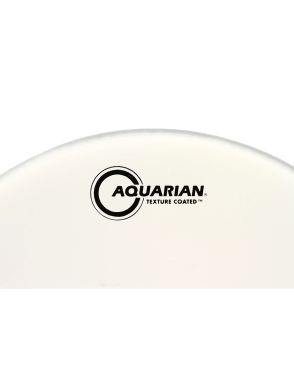 Aquarian Drumheads® TC-24 Texture Coated™ Parche Bombo 24" Blanco Satinado