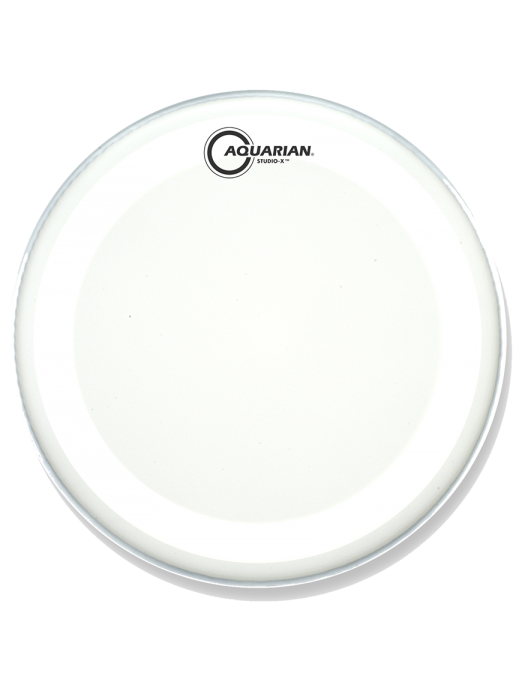 Aquarian Drumheads® TCSX-18B Studio-X™ Parche Bombo 18" Texture Coated™ Blanco