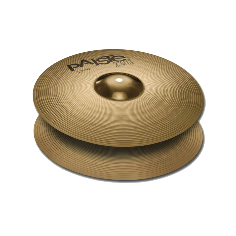 Paiste® 201 Bronze Platillos Hi-Hat 14" Set: Par